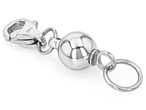 Stainless Steel Secure Push Button Round Clasp Set of 2 - ACK032A