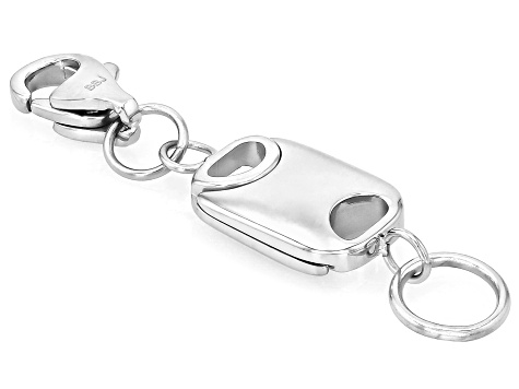 Stainless Steel Flat Rectangle Magnetic Clasp Set of 2 - ACK036C | JTV