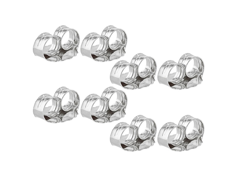 Sterling Silver & 18k Yellow Gold Over Sterling Silver 1 3/16" Diamond-Cut Hoop Earring Set of 2