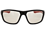 SEAYU™ Photochromatic Sunglasses in Matte Black with Red Accents