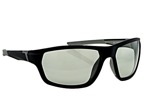SEAYU™ Photochromatic Sunglasses in Matte Black with Gray Accents