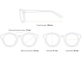 SEAYU™ Blue Light Blocking Reading Glasses in Transparent Blue +1.50 Strength
