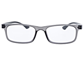 SEAYU™ Blue Light Blocking Reading Glasses in Transparent Satin Gray +2.00 Strength