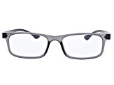 SEAYU™ Blue Light Blocking Reading Glasses in Transparent Satin Gray +2.50 Strength