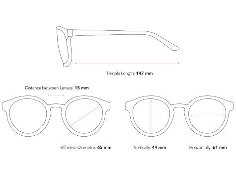 SEAYU™ Overglasses in Transparent Brown