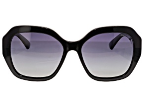 SEAYU™ Sunglasses in Black with Silver Accents