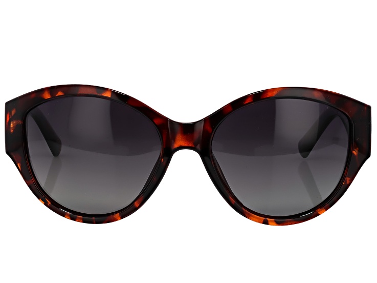 SEAYUâ„¢ Sunglasses in Tortoise Shell Color with Gold Accents and Gray Lenses