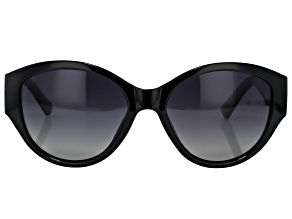 SEAYU™ Sunglasses in Black with Silver Accents with Black Lenses