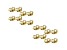 16 pieces or 8 sets of 18k Gold over Sterling Silver X-Large Backs appx 8.5x10x5mm