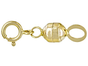 Magnetic Clasp Converter In 14k Yellow Gold Appx 4.5mm in diameter, Appx 0.75" in length