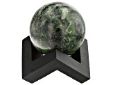 Chrome Diopside Decorative Sphere Appx 47-52mm with Stand
