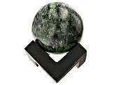 Chrome Diopside Decorative Sphere Appx 47-52mm with Stand