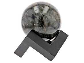 Labradorite Decorative Sphere Appx 47-52mm with Stand