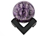 Amethyst in Resin Sphere with Stand