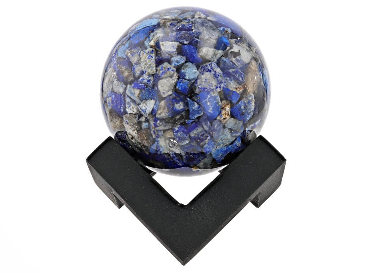 激安正規  - Stand with Sphere Resin in Lazuli Lapis HDC104B JTV | ピアス