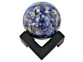 Lapis Lazuli in Resin Sphere with Stand