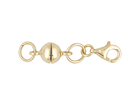 Magnetic Clasp Converter 18 Karat Yellow Gold Over Sterling Silver
