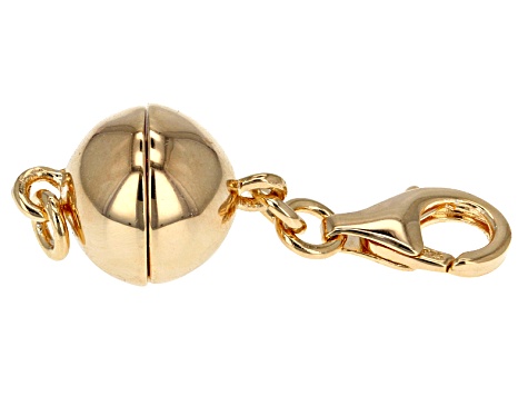 Magnetic Clasp Converter 18k Yellow Gold Over Sterling Silver Large