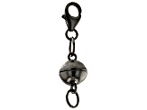 Magnetic Clasp Converter Black Rhodium Over Sterling Silver Large