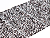 Double-Sided Hanging Jewelry Storage Organizer in Leopard Print