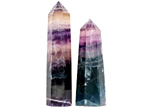 Fluorite Crystal Point Set of 2