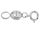 Magnetic Clasp Converter in 10k White Gold