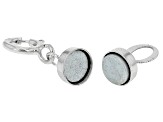 Magnetic Clasp Converter in 10k White Gold