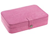 Jewelry Box Maria Plush Fabric Pink