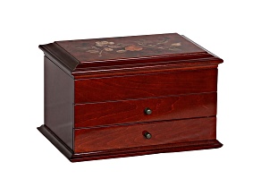 Brayden Walnut Color Jewelry Box