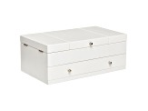 Wooden Jewelry Box Everly in White Finish
