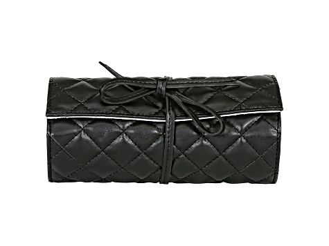 Travel Jewelry Roll Whitley in Faux Leather