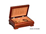 Wooden Jewelry Box Carmen in Walnut Finish