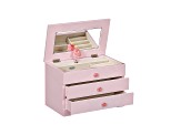 Wooden Ballerina Musical Jewelry Box Alice in Pink