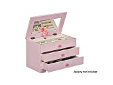 Wooden Ballerina Musical Jewelry Box Alice in Pink