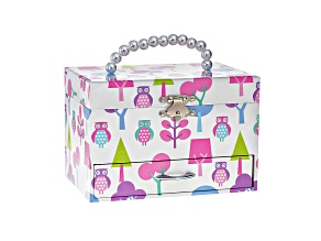 Zoomie Kids Rectangle Musical Ballerina Jewelry Box