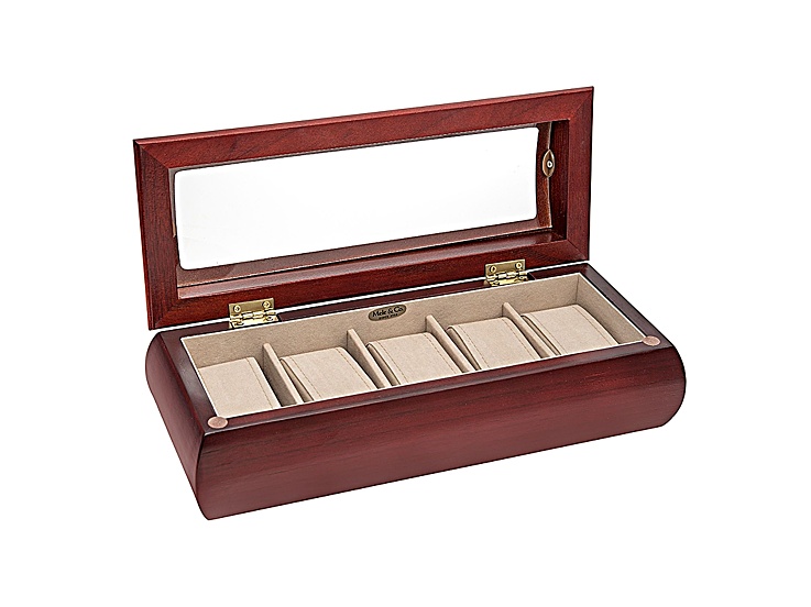 Watch Box Emery Mens Cherry