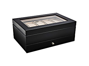 Watch Box Grant Dark Brown Java Finish Mens