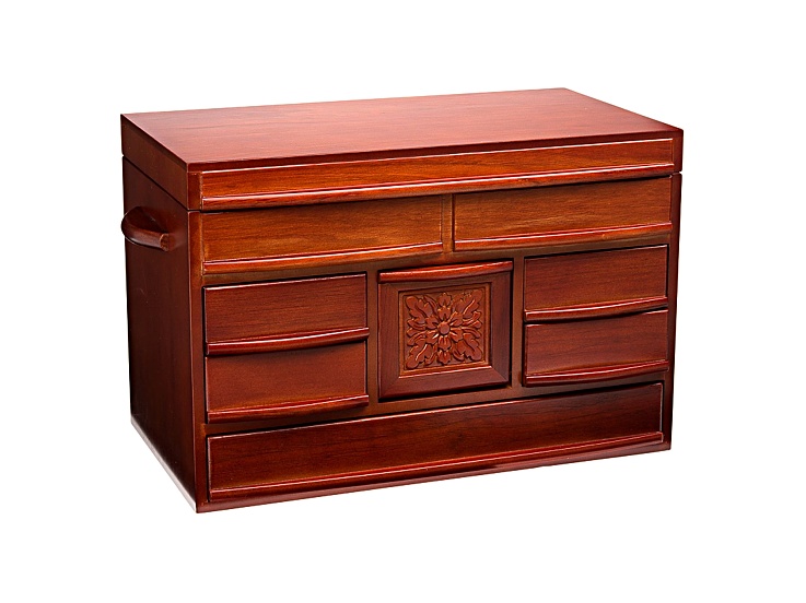Jewelry Box Empress Walnut Finish - JWB87A | JTV