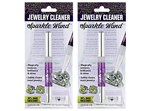 GemOro (R) Sparkle Wand On-The-Go Jewelry Cleaner Set of 2