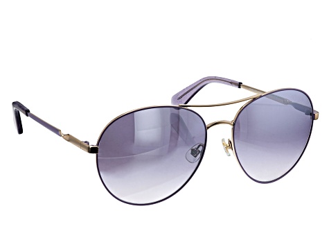 Kate Spade Joshelle Plum Gold/Grey Sunglasses