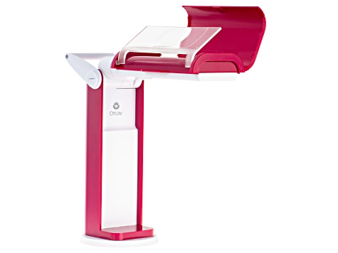 Ottlite 13-Watt Magnifying Desk Lamp in Pink Appx 19.5x5"