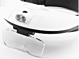 Pre-Owned LED Headband Illuminating Magnifier with 5 Magnifying Plates and Removable LED Lamp