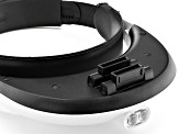 Pre-Owned LED Headband Illuminating Magnifier with 5 Magnifying Plates and Removable LED Lamp