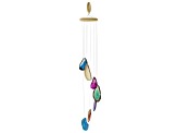 Pre-Owned Multi-Color Agate Wind Chimes Appx 20-25" in Length