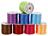Pre-Owned Elonga Stretch Cord Kit in 8 Assorted colors appx 50 meters each spool