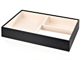 Pre-Owned WOLF Stackable Jewelry Box with Window and LusterLoc (TM) in Black