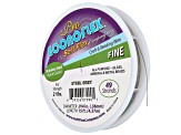 Pre-Owned Soft Flex Pro Econoflex Hobby Beading Wire in Steel Gray Color, Appx .014" Fine Diameter,