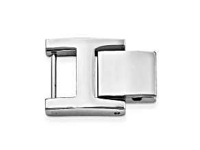 6mm X 14mm H-Clasp Stainless Steel Fold-Over Extender