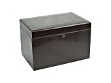 London Large Jewelry Box Cocoa By Wolf