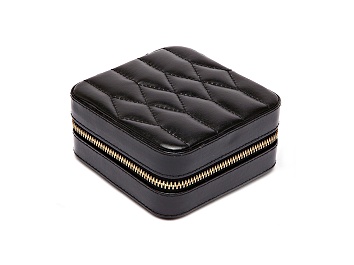 Picture of Caroline Zip Jewelry Case Black By Wolf